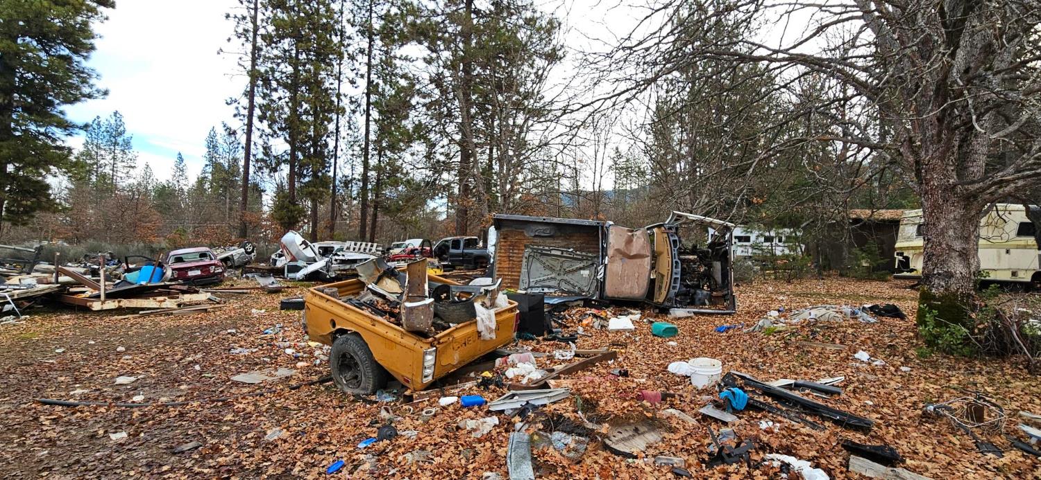 1240 Morgan Hill Road Hayfork, CA 96041 - Photo 18 of 25 a view of a parked car in front of house