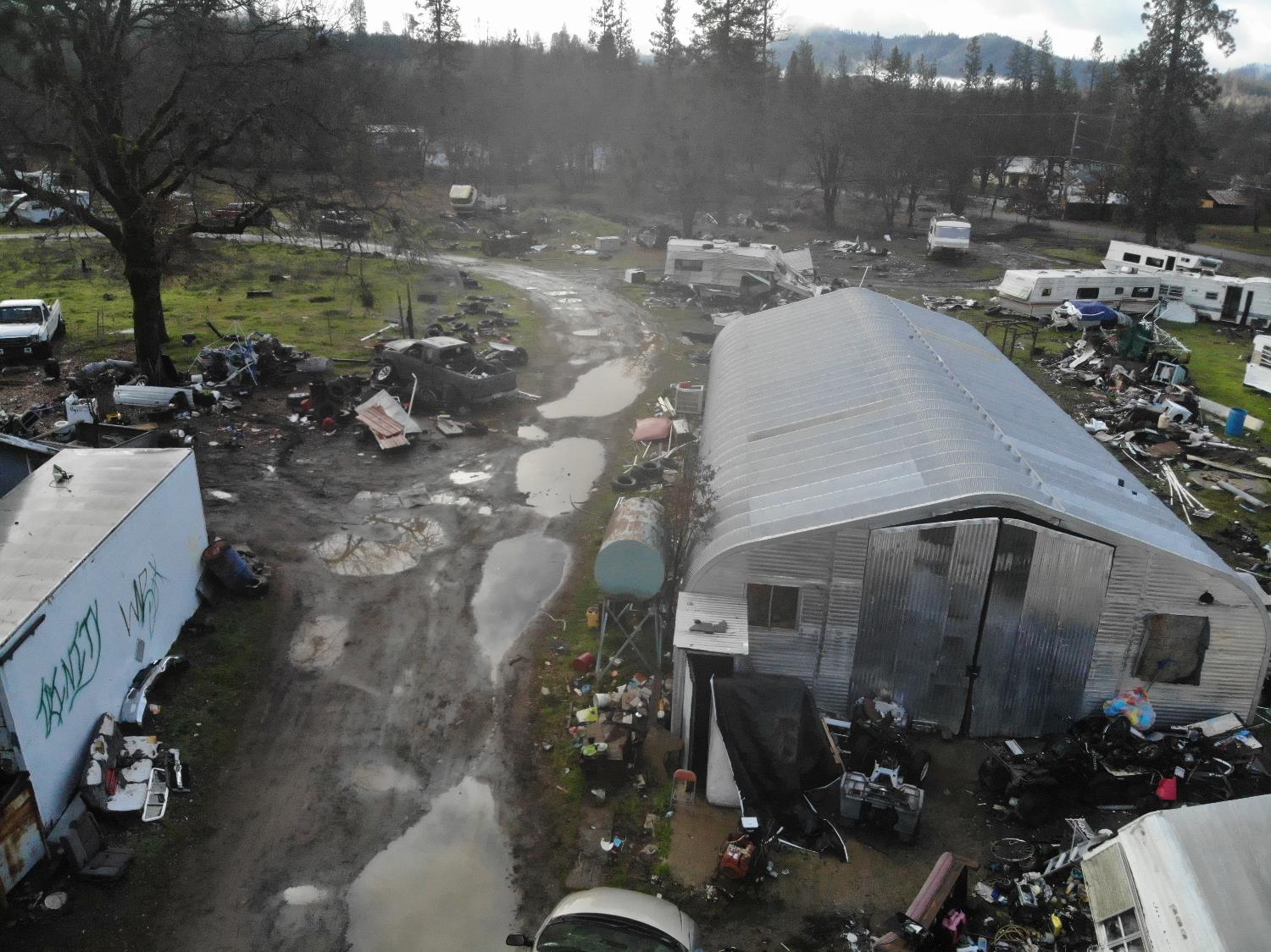 1240 Morgan Hill Road Hayfork, CA 96041 - Photo 2 of 25 a view of a house with a yard