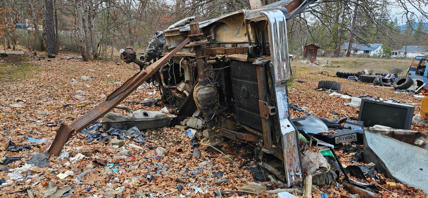 1240 Morgan Hill Road Hayfork, CA 96041 - Photo 23 of 25 a view of a house with a yard and chair