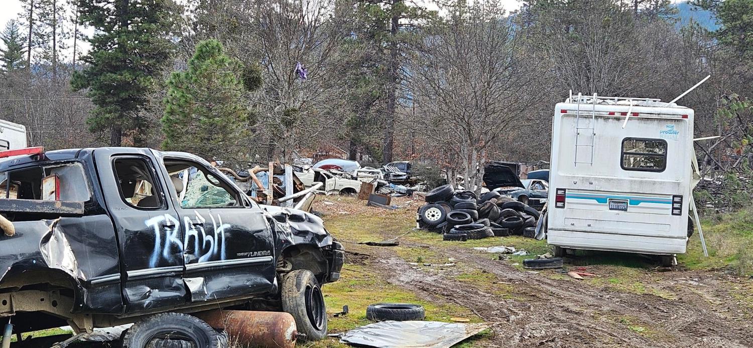 1240 Morgan Hill Road Hayfork, CA 96041 - Photo 24 of 25 a view of a patio with table and chairs