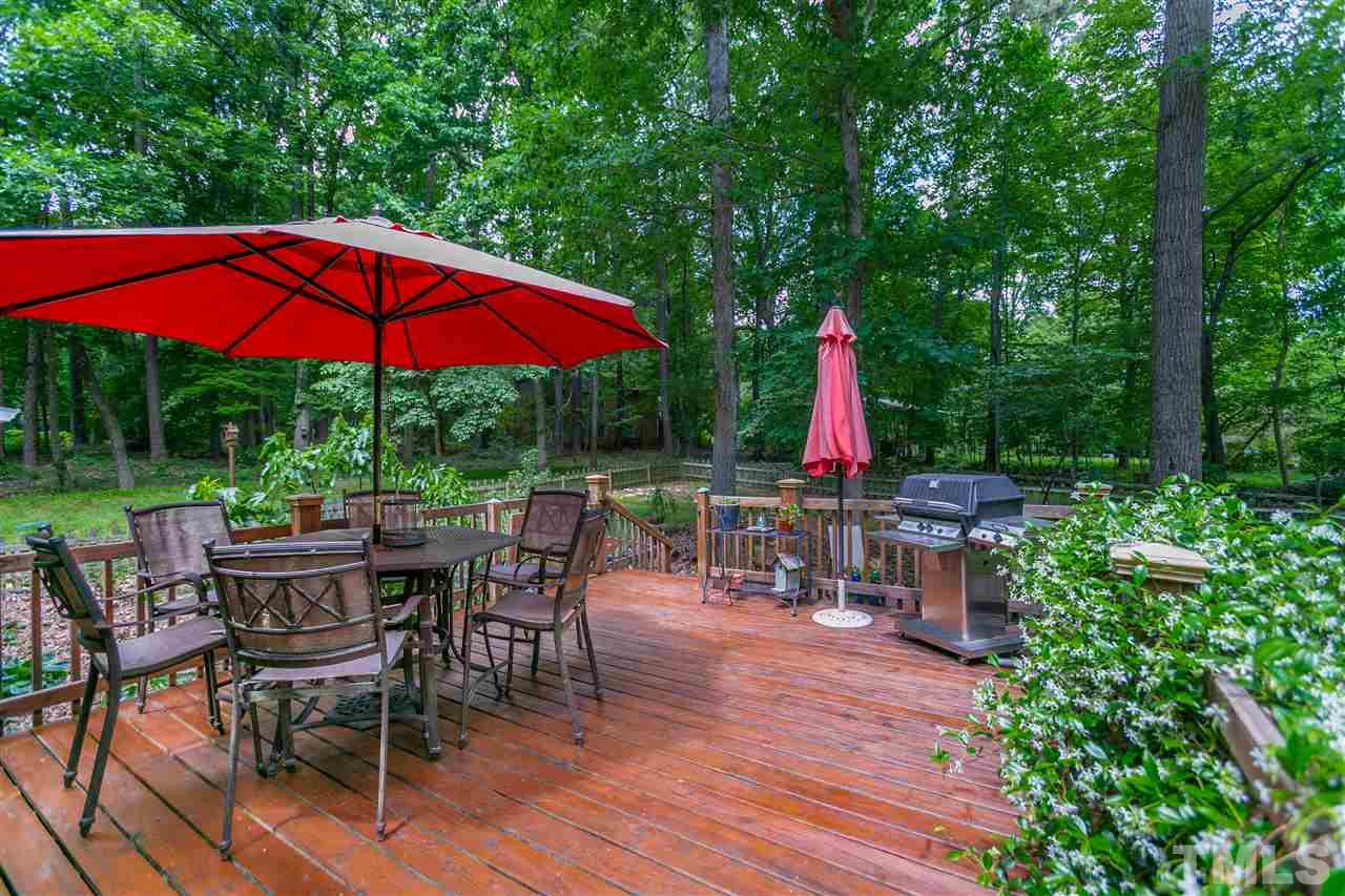 1901 Medfield Road Raleigh, NC 27607 - Photo 20 of 25 Upper Deck complete with Natural Gas Line to Grill