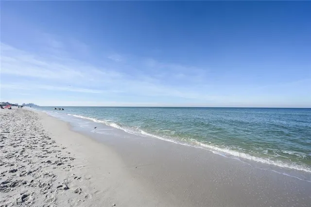 a view of an ocean beach