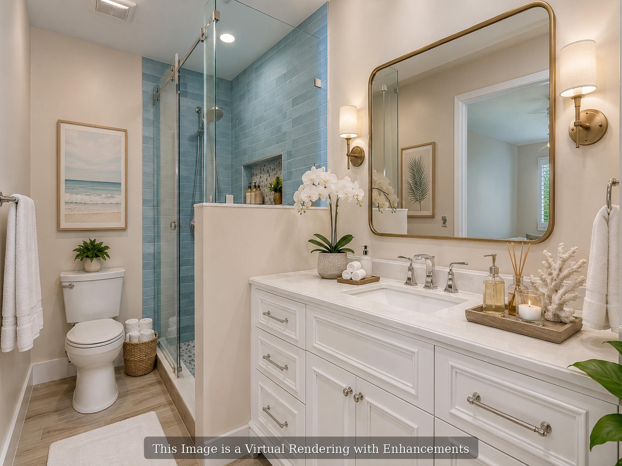 119 Norfolk Road Jupiter, FL 33469 - Photo 25 of 45 Main Bathroom Ensuite VS