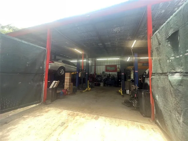 a view of storage and utility room