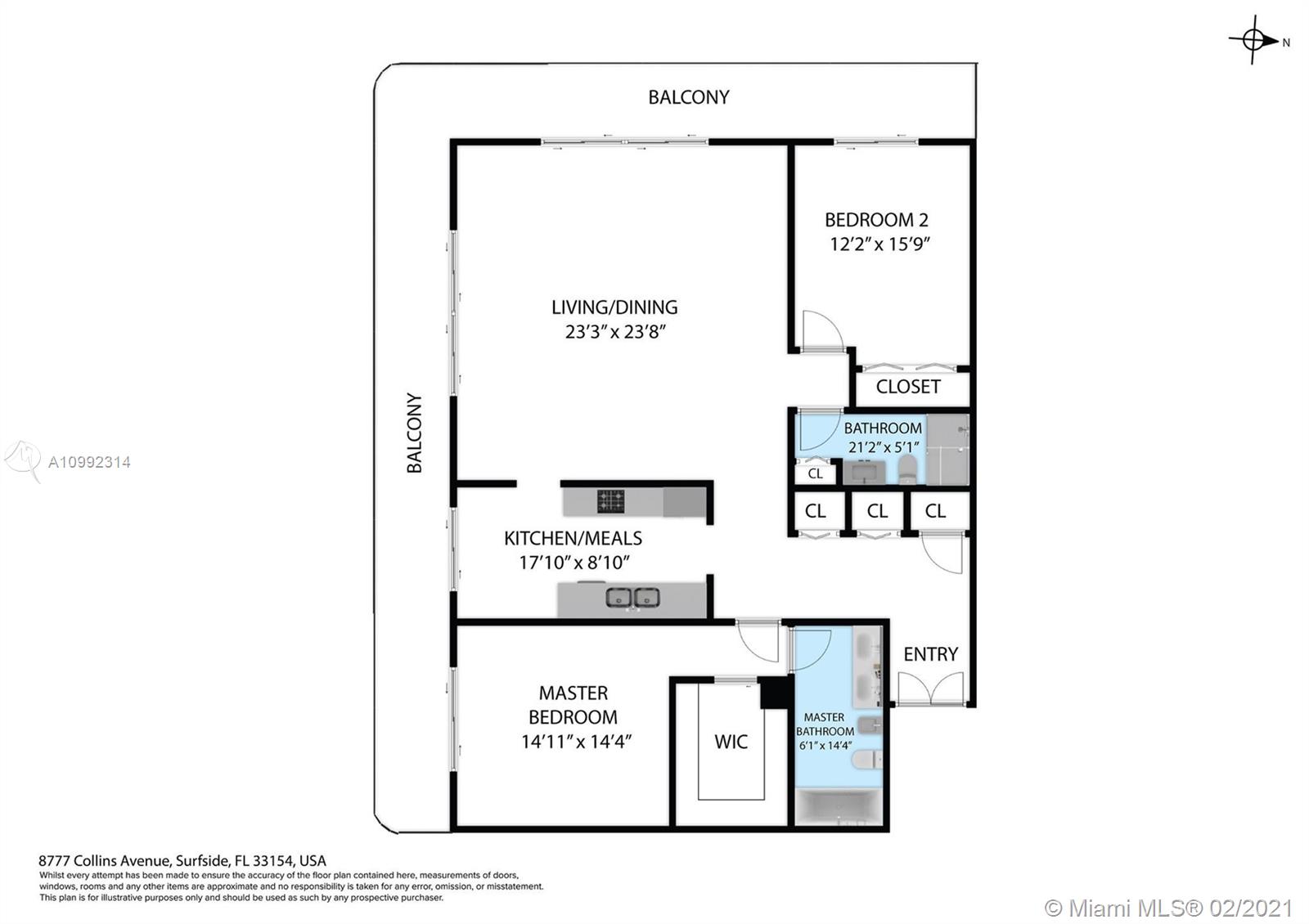8777 Collins Avenue, Unit 608 Surfside, FL 33154 - Photo 25 of 50