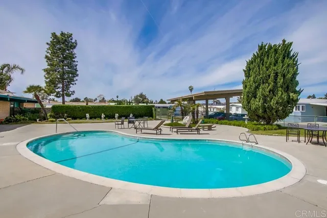 a view of outdoor space yard swimming pool and patio