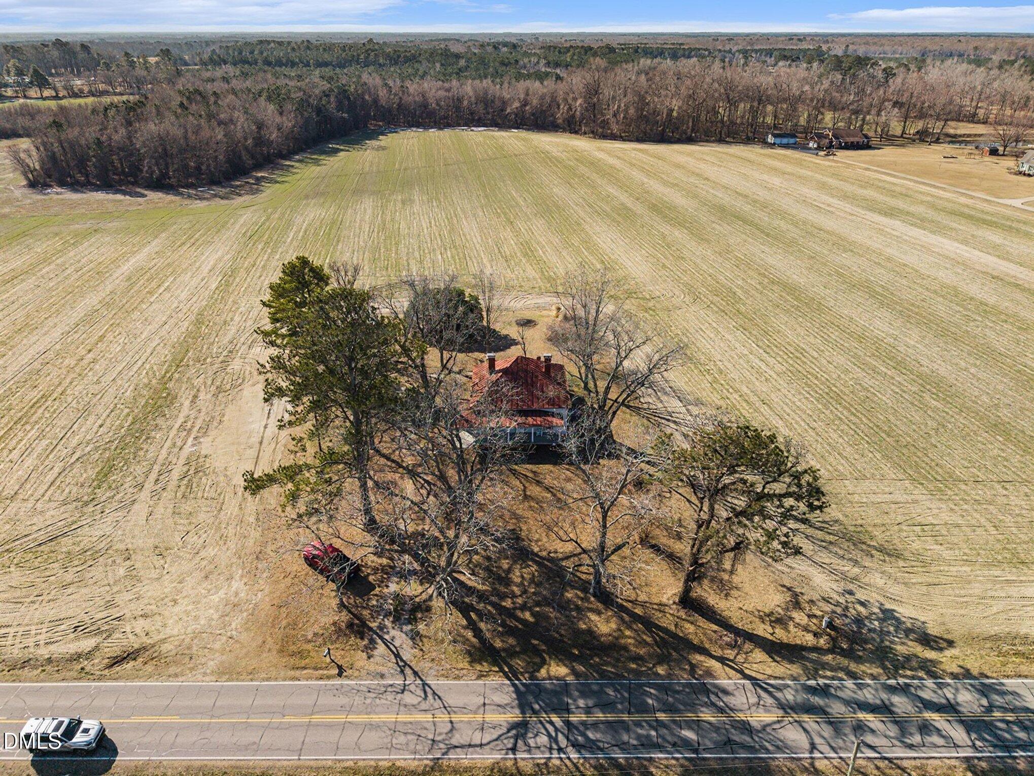 3038 Brogden Road Smithfield, NC 27577 - Photo 15 of 40 3038 Brogden Rd Farmhouse lot aerial