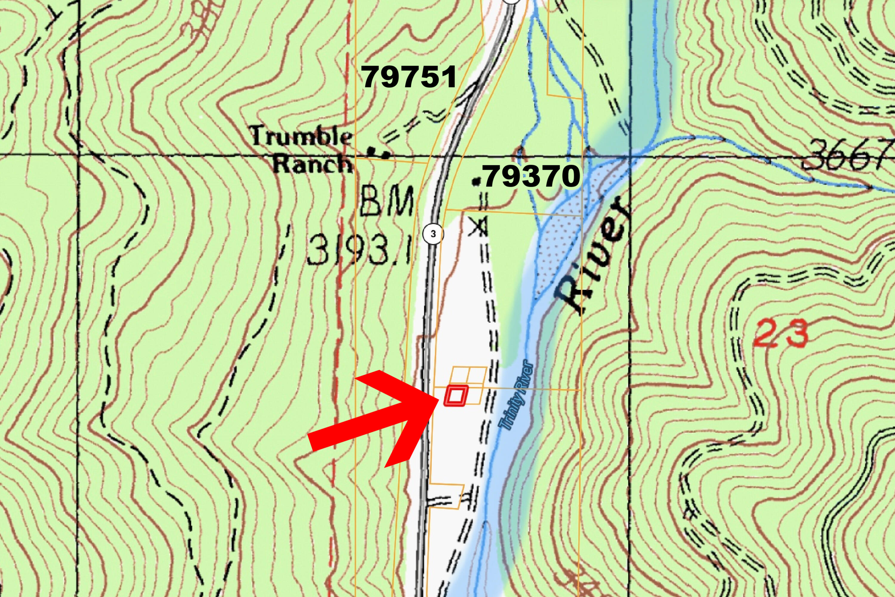 79402 Highway 3 Trinity Center, CA 96091 - Photo 5 of 35 Topo Map 0034300900 B