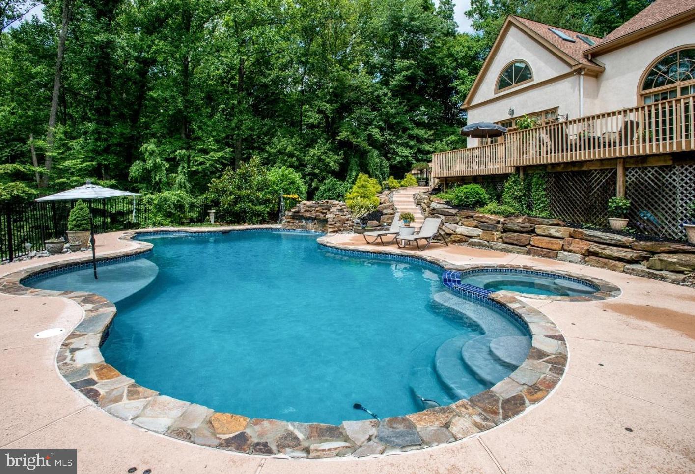 103 Center Mill Road Chadds Ford, PA 19317 - Photo 52 of 58 103 Center Mill Rd Chadds Ford PA Pool Summer