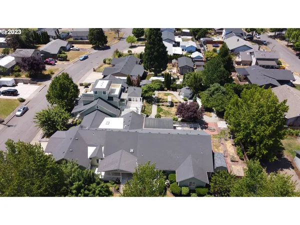 a living room with furniture and window