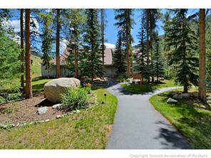 1944 Soda Ridge Road, Unit 229 Keystone, CO 80435 - Photo 1 of 25 a view of a garden with a fountain