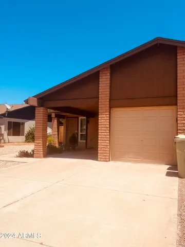 a backyard of a house