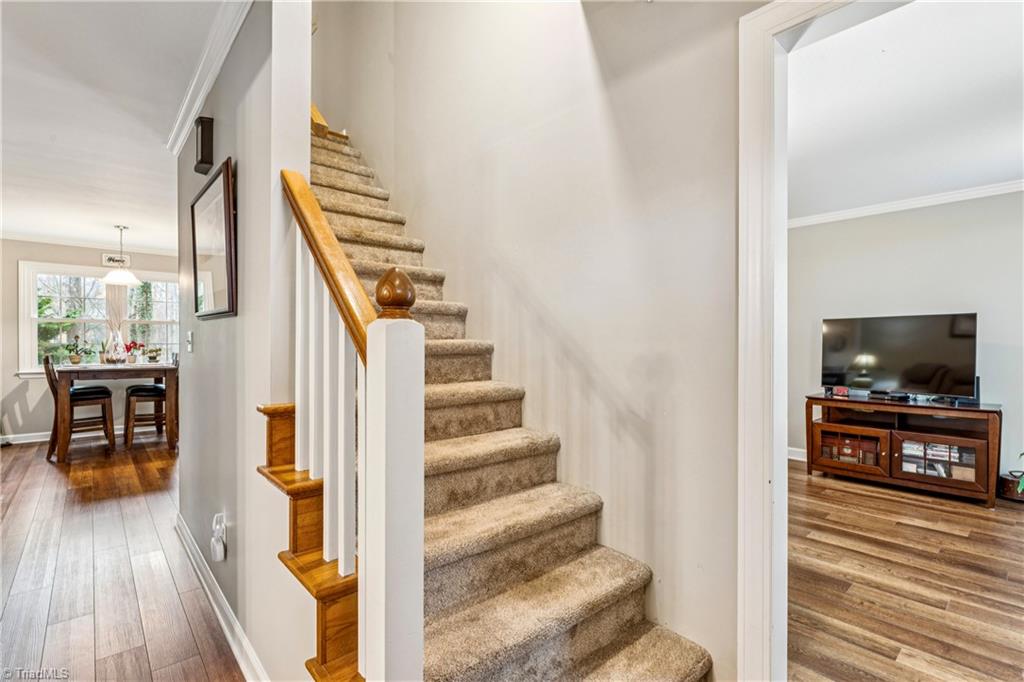 5220 Bridge Pointe Drive Clemmons, NC 27012 - Photo 5 of 34 Stairs upon entering..