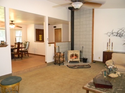 13218 Fernie Way Redding, CA 96003 - Photo 4 of 14 Living Room/Wood Stove