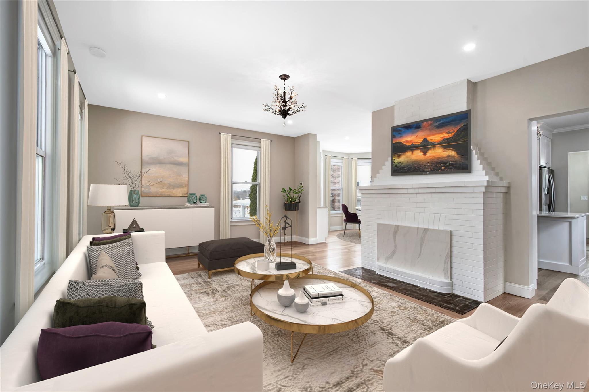 145 Harrison Avenue Harrison, NY 10528 - Photo 5 of 26 Living Room Digitally Staged