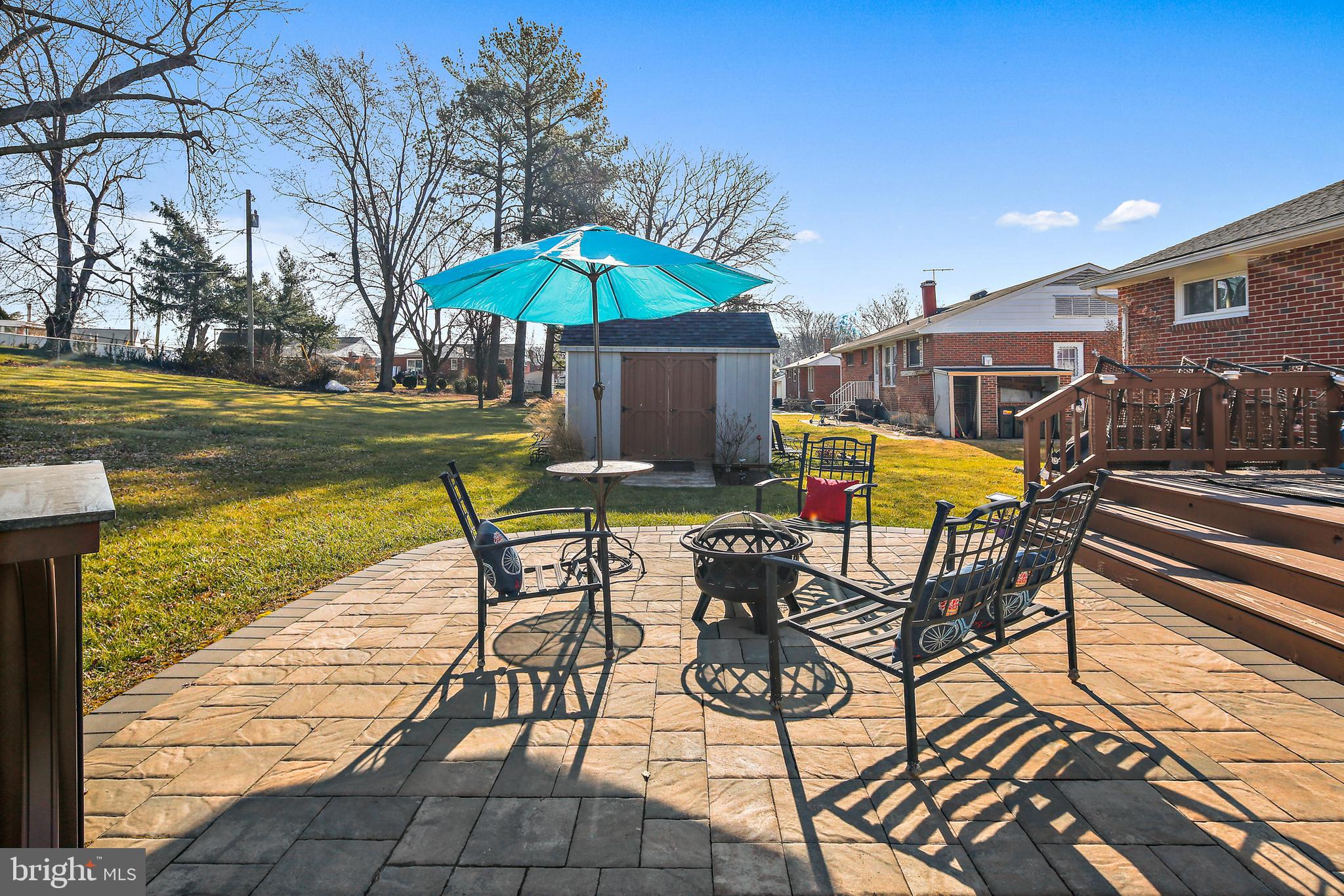 1607 Burnfield Road Rosedale, MD 21237 - Photo 29 of 34 Custom brick patio