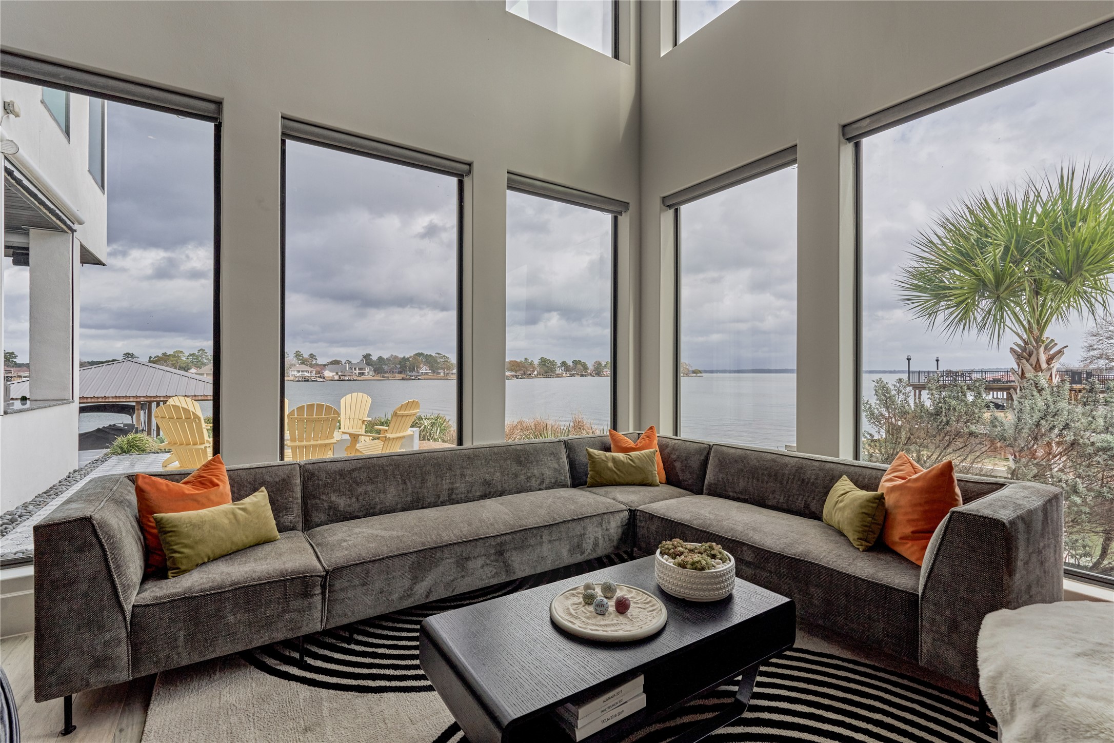 189 Stevinstraat Montgomery, TX 77356 - Photo 13 of 50 Awe-inspiring water views from the living room and in almost every room of the home.