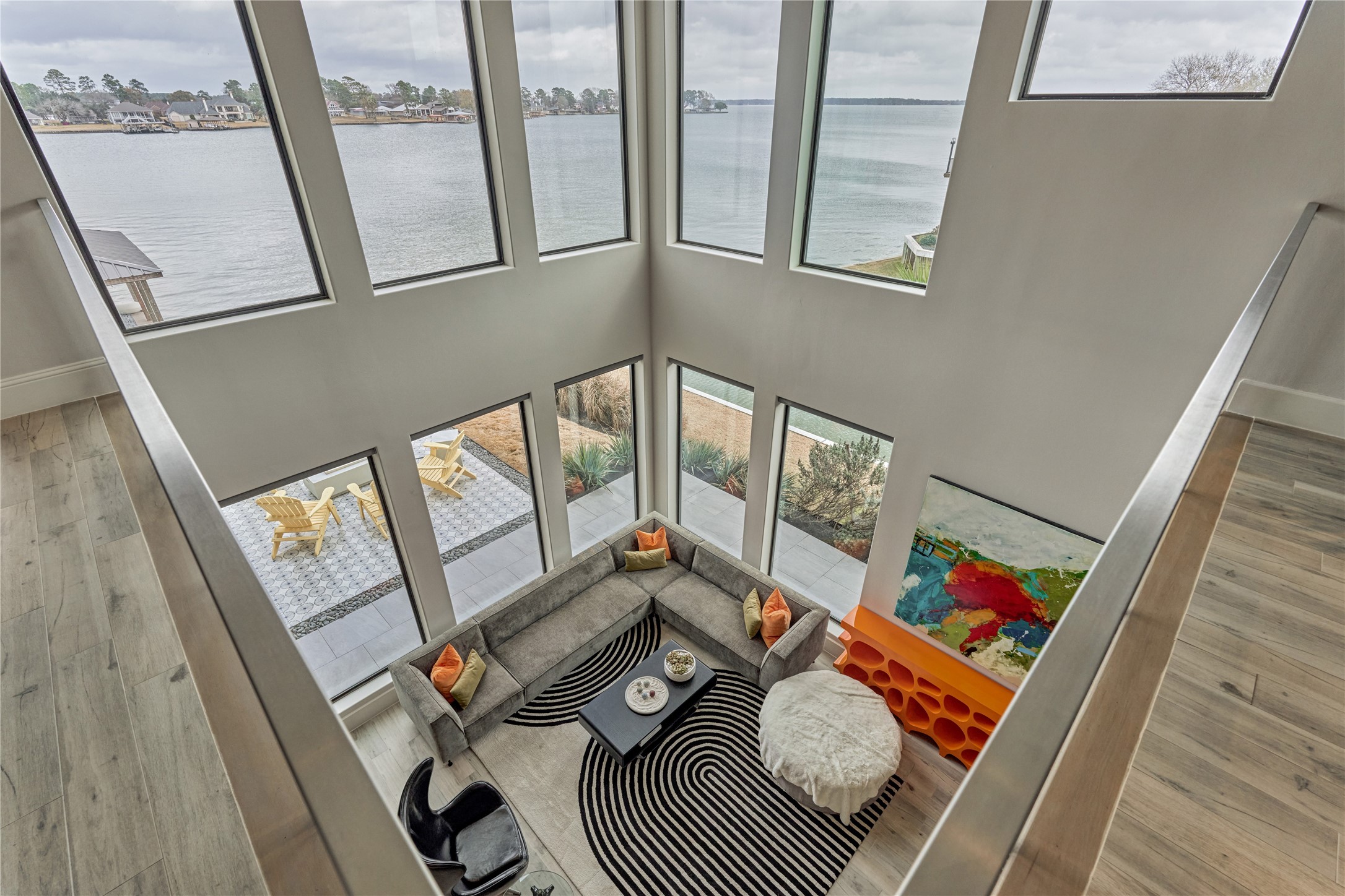 189 Stevinstraat Montgomery, TX 77356 - Photo 25 of 50 a living room with furniture and a floor to ceiling window