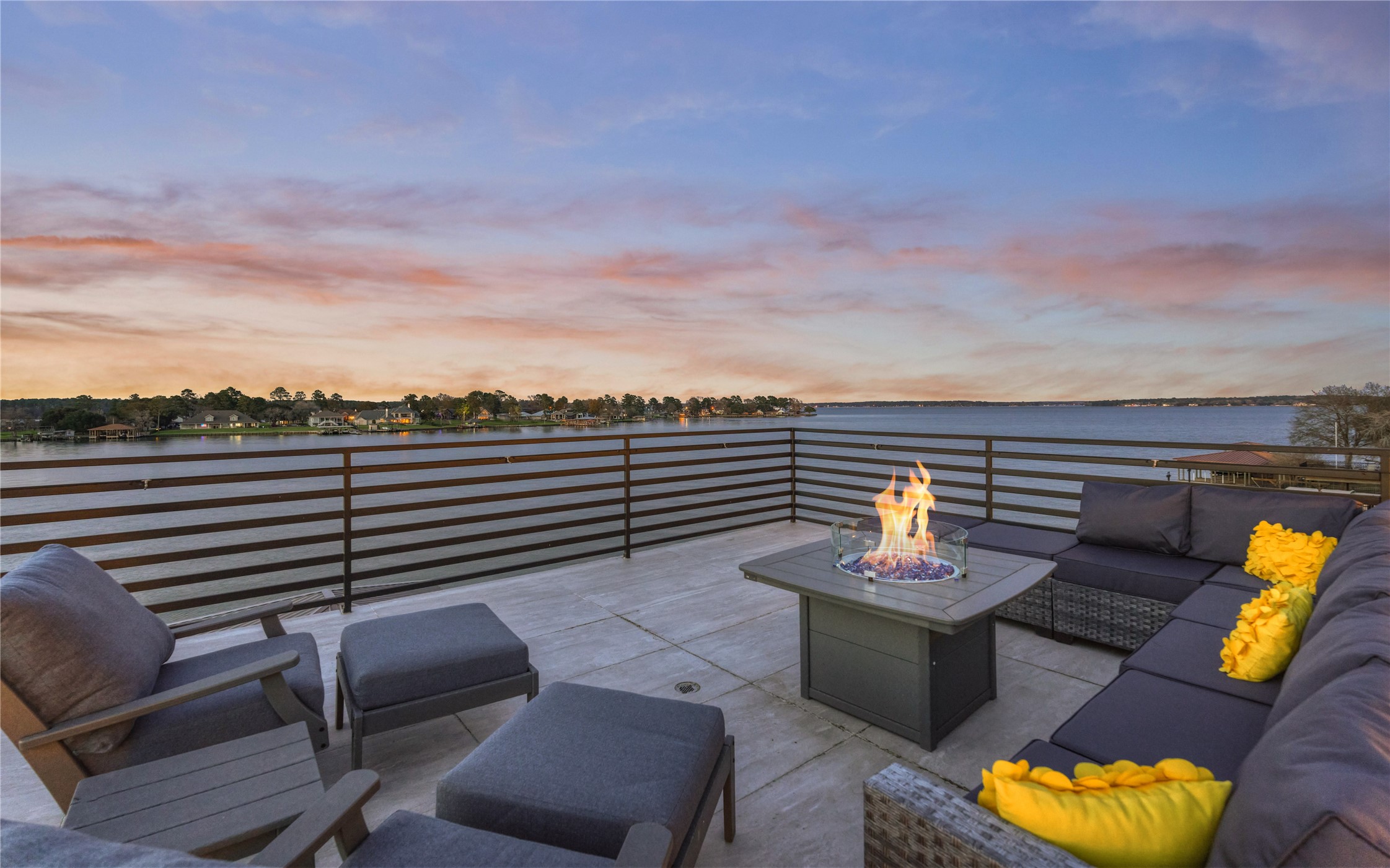 189 Stevinstraat Montgomery, TX 77356 - Photo 42 of 50 And finally, we get to one of the finest features of this magnificent home...the 3rd floor rooftop deck where panoramic lake views are simply breathtaking.