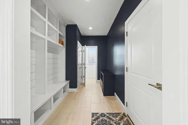 a view of an front door