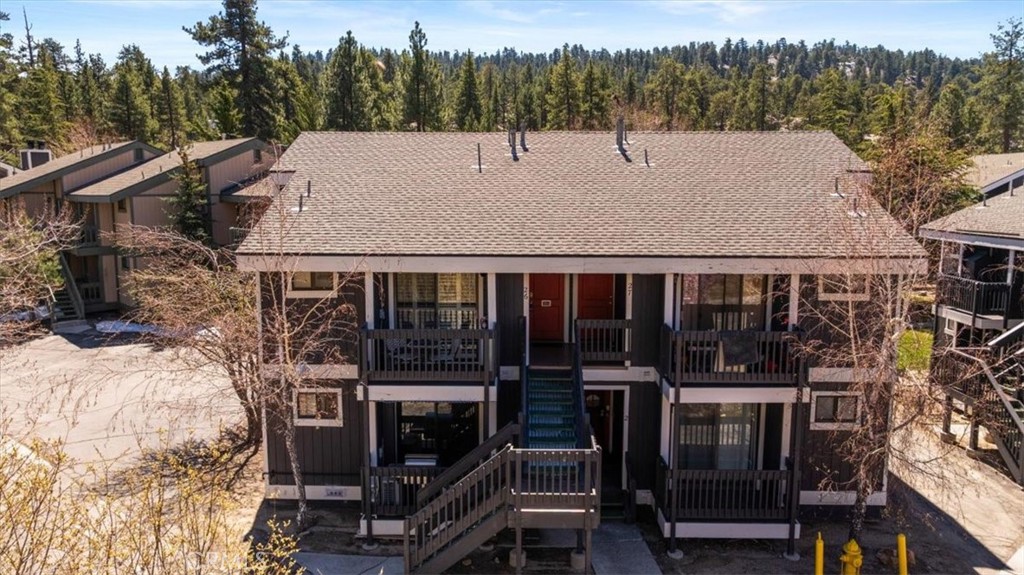 760 Bluejay Road, Unit 26 Big Bear Lake, CA 92315 - Photo 34 of 35 a view of house with outdoor space and sitting area