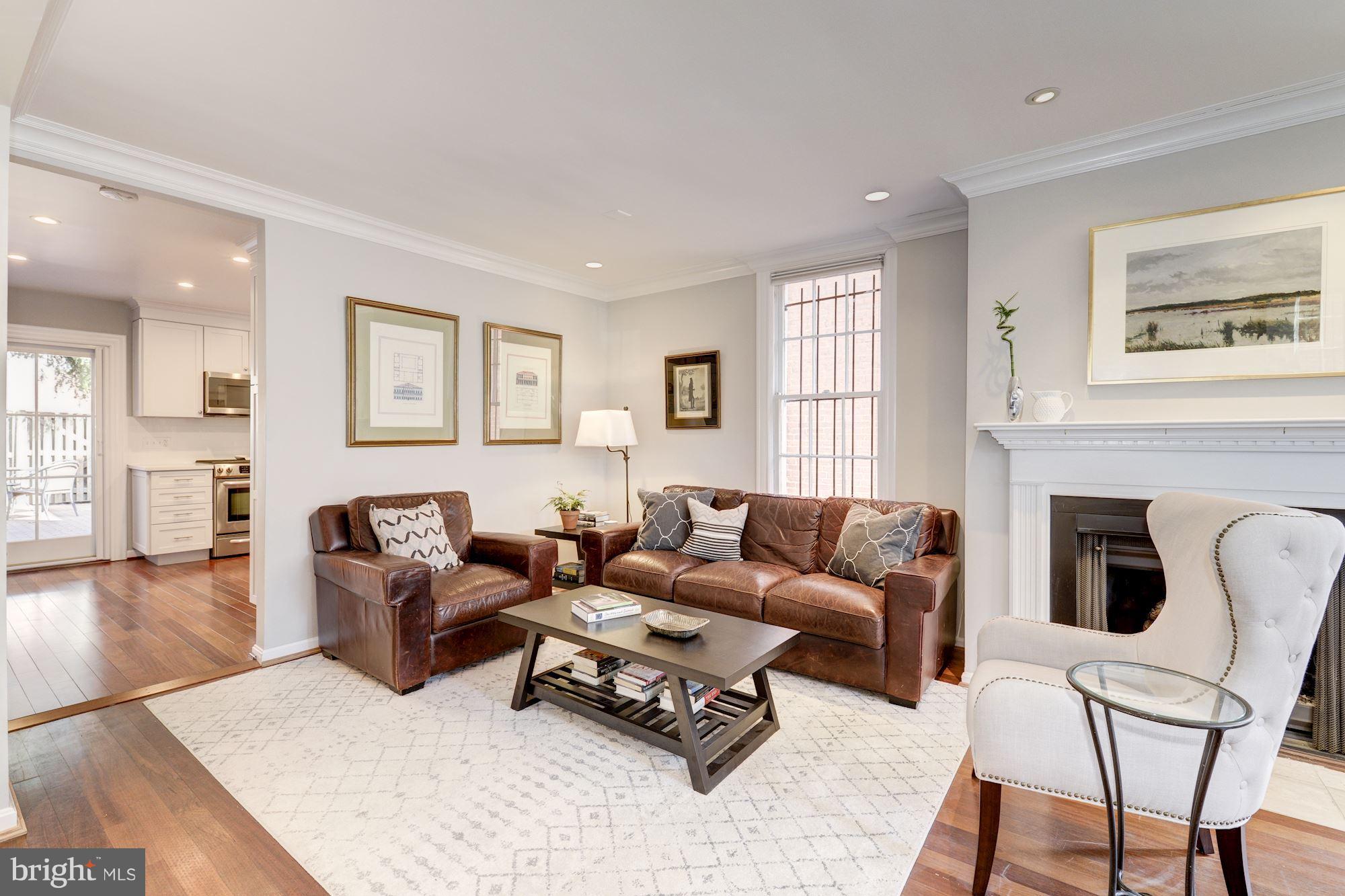 Living room is inviting.