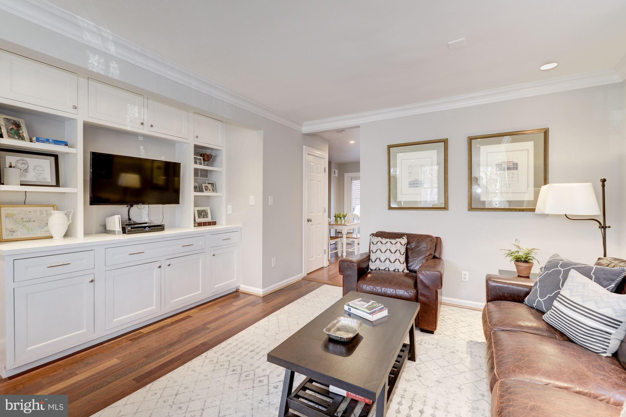 313 5th Street Northeast Washington, DC 20002 - Photo 8 of 26 Custom built-ins for storage and entertainment