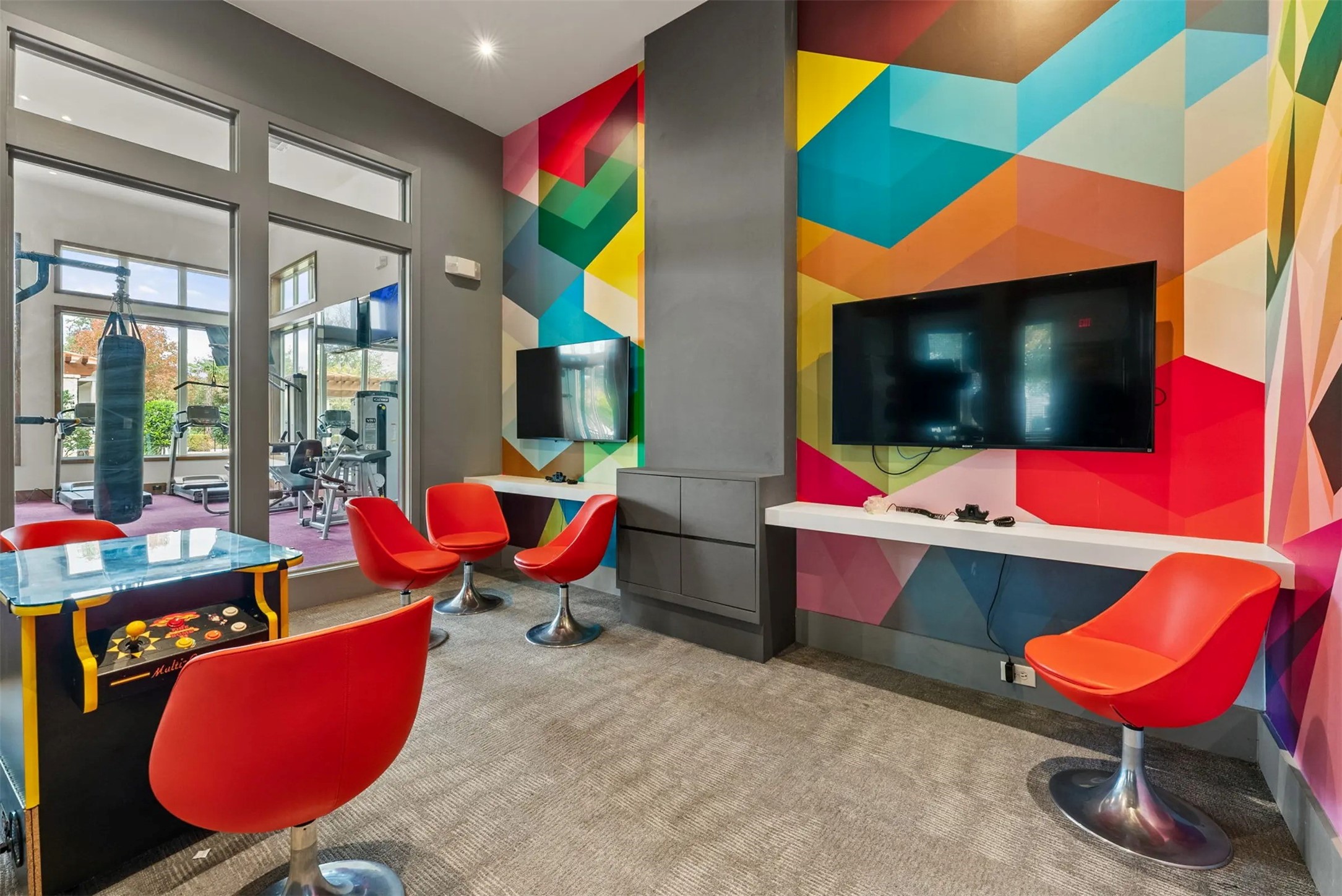 12700 Ridgeline Boulevard, Unit 11207 Cedar Park, TX 78613 - Photo 14 of 16 a room with furniture and pool view