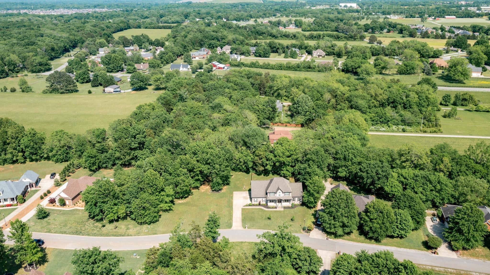 116 Rockingham Drive Murfreesboro, TN 37129 - Photo 35 of 40 an aerial view of residential house with outdoor space and trees all around