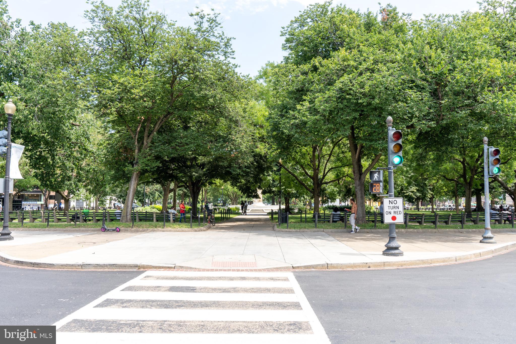 1426 21st Street Northwest, Unit 407 Washington, DC 20036 - Photo 38 of 58 a view of city with tall buildings and trees