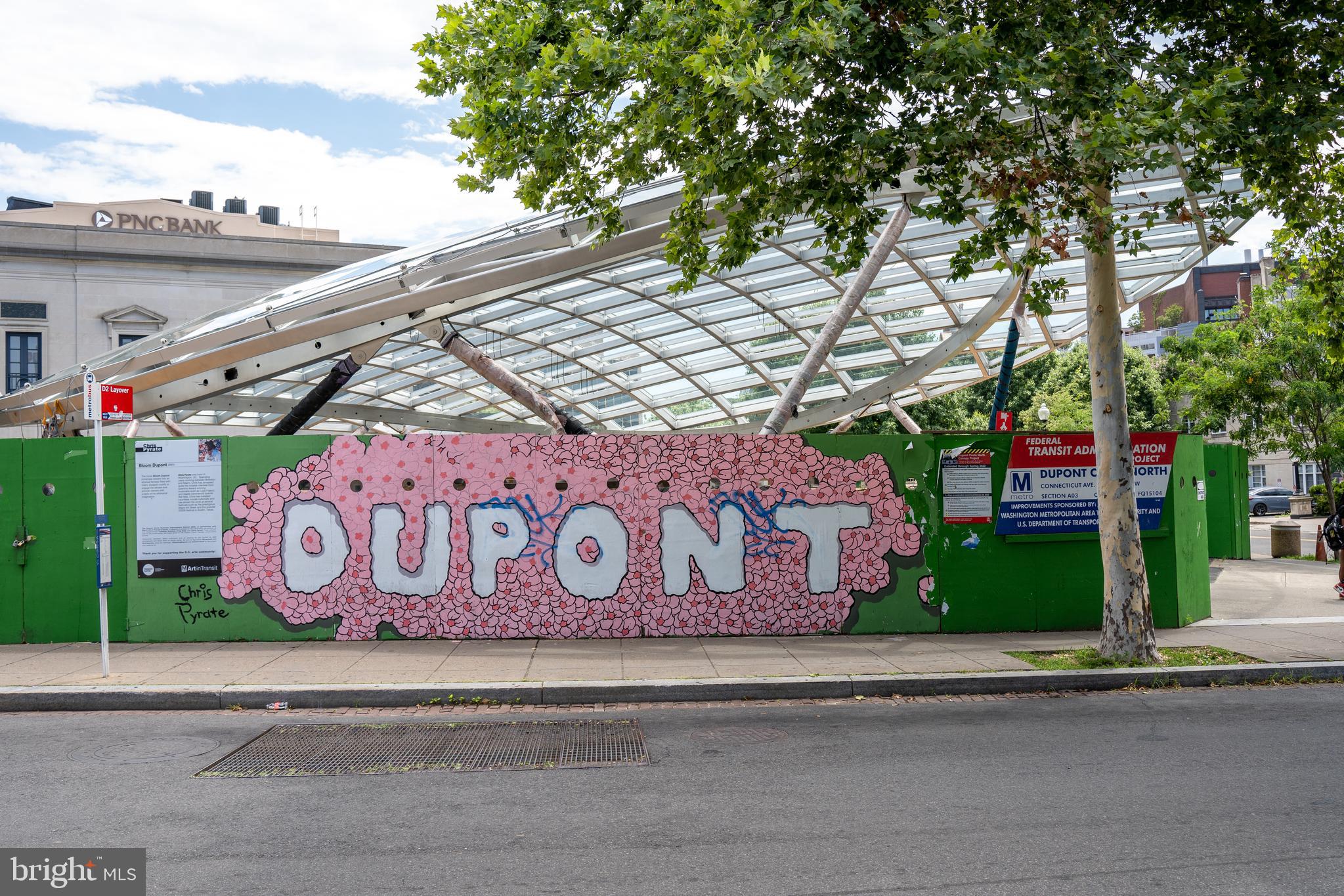 1426 21st Street Northwest, Unit 407 Washington, DC 20036 - Photo 46 of 58 a sign that is sitting on the side of a road