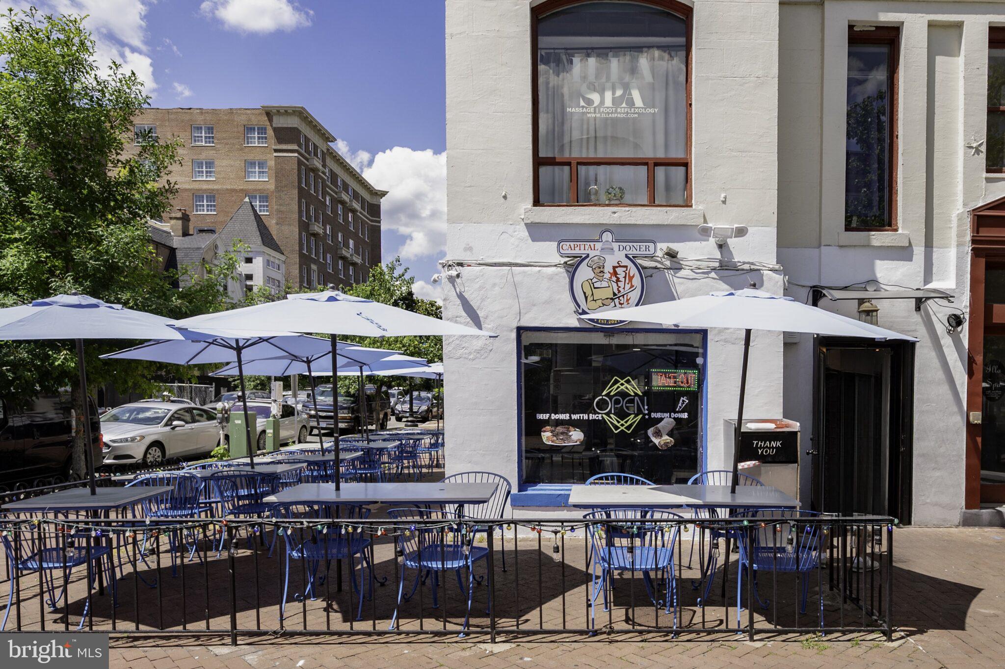 1426 21st Street Northwest, Unit 407 Washington, DC 20036 - Photo 50 of 58 a view of a cafe with sitting area