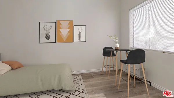 a view of workspace with a window