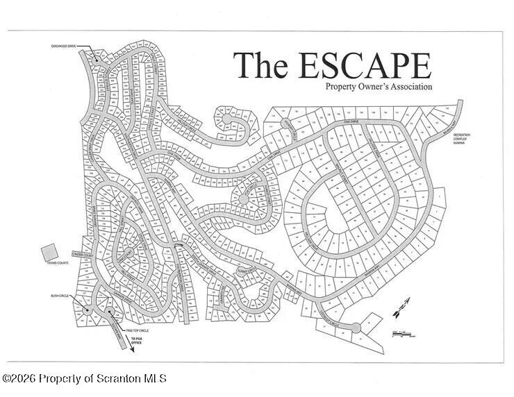 Marina Way Greentown, PA 18426 - Photo 7 of 7 the escape map
