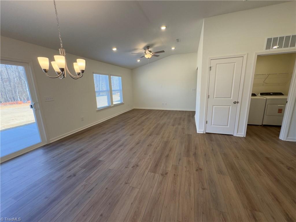 230 Wolfstone Drive Graham, NC 27253 - Photo 4 of 16 Dining and living room