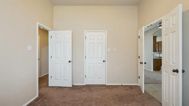 a view of a backyard with a garden