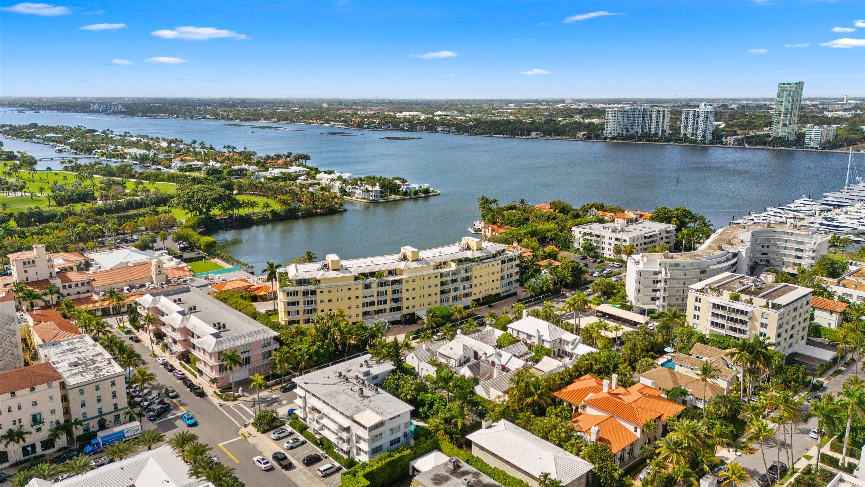 401 Peruvian Avenue, Unit 1010 Palm Beach, FL 33480 - Photo 19 of 19 a view of a lake with a city