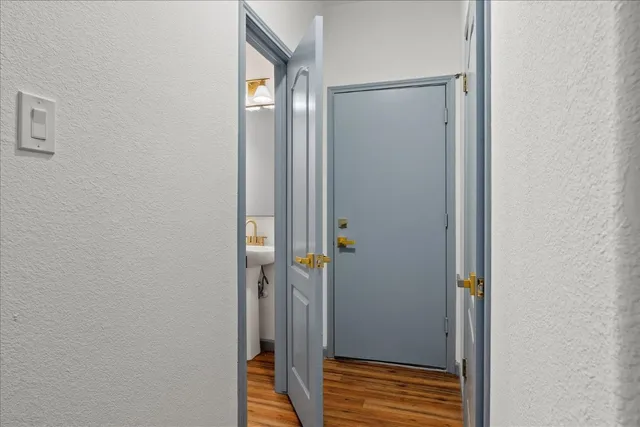 a view of bathroom with shower