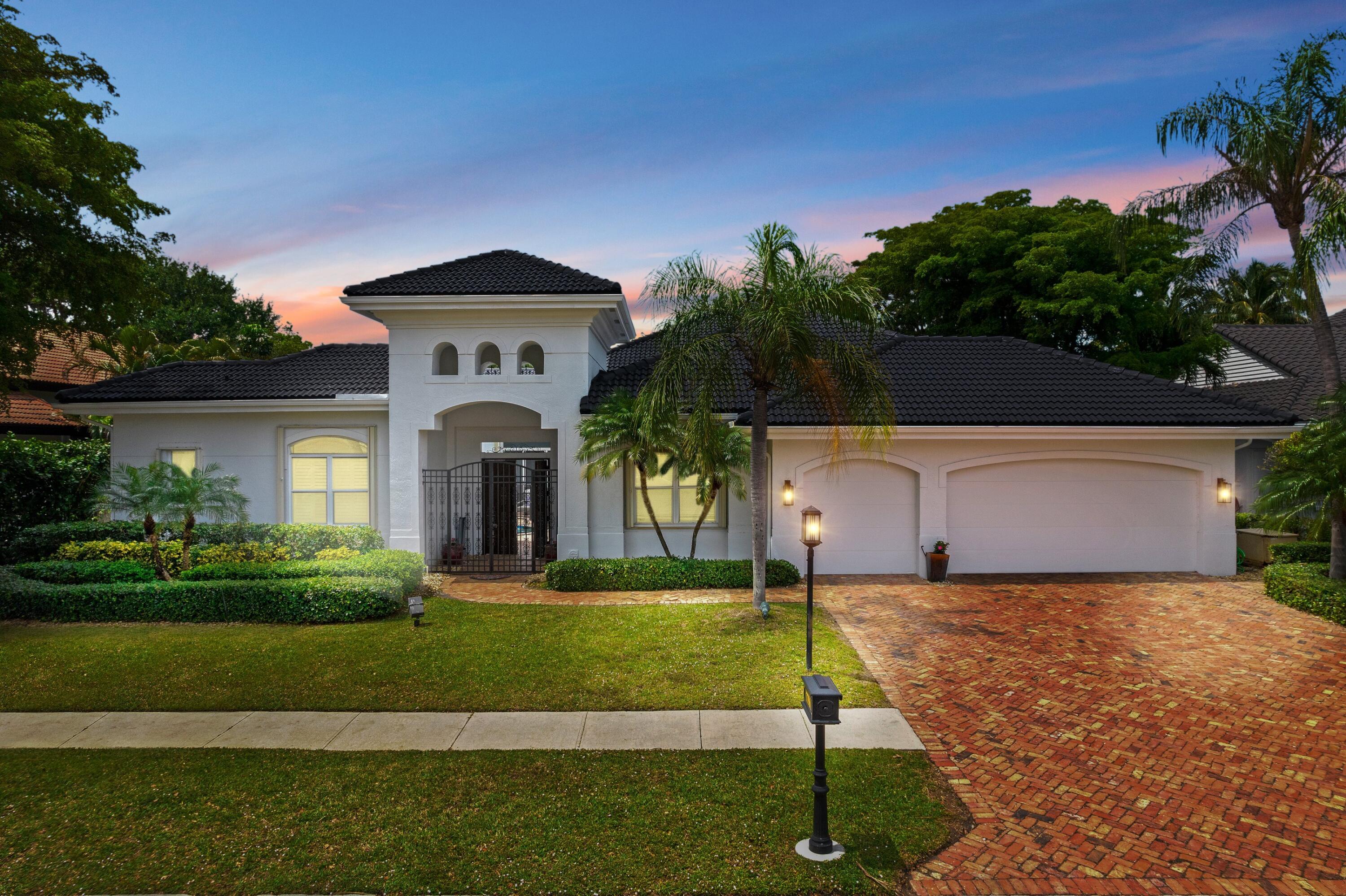 7796 Mandarin Drive Boca Raton, FL 33433 - Photo 31 of 36 Exterior Night Shot