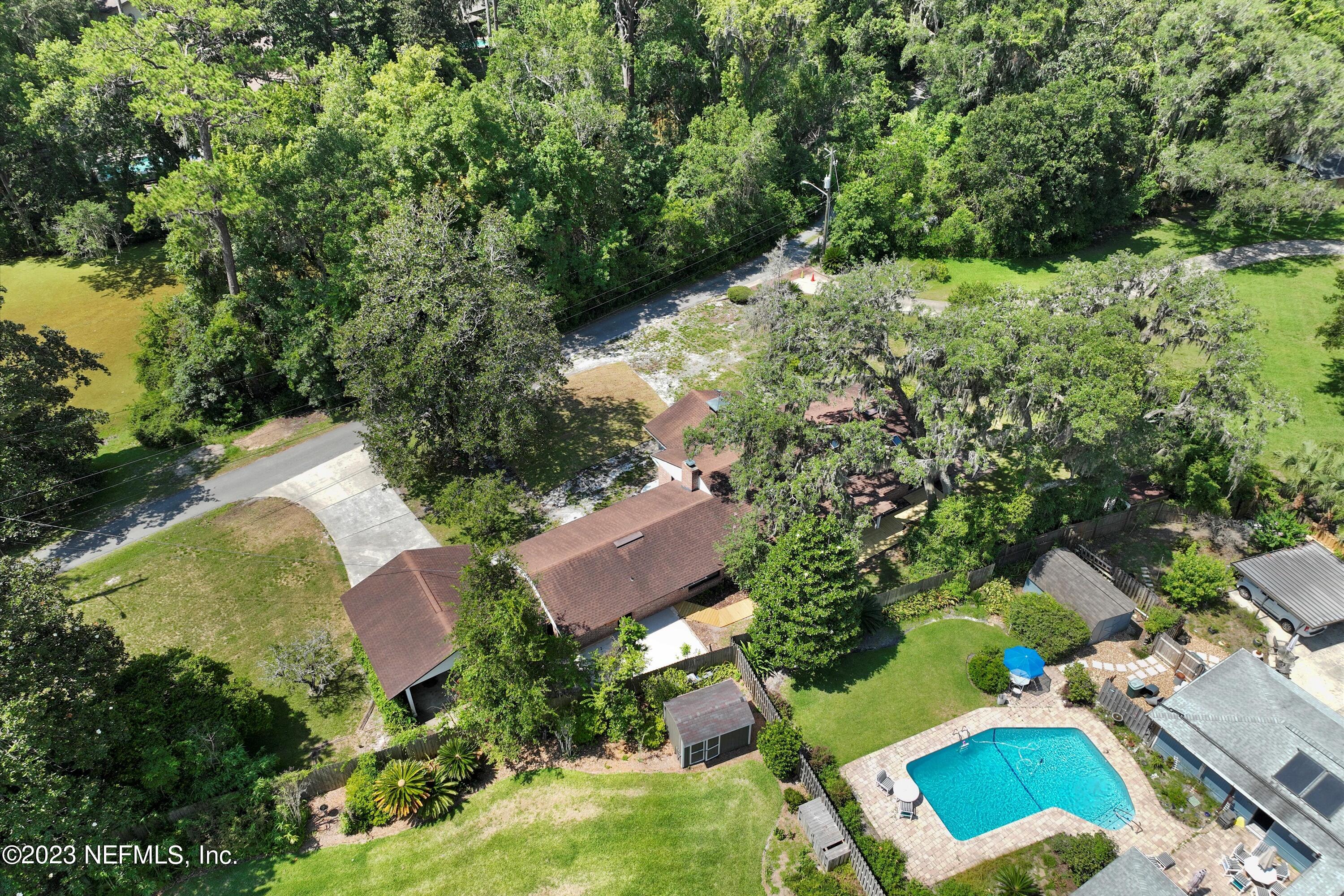 10188 Scott Mill Road Jacksonville, FL 32257 - Photo 29 of 34 29-Aerial Back