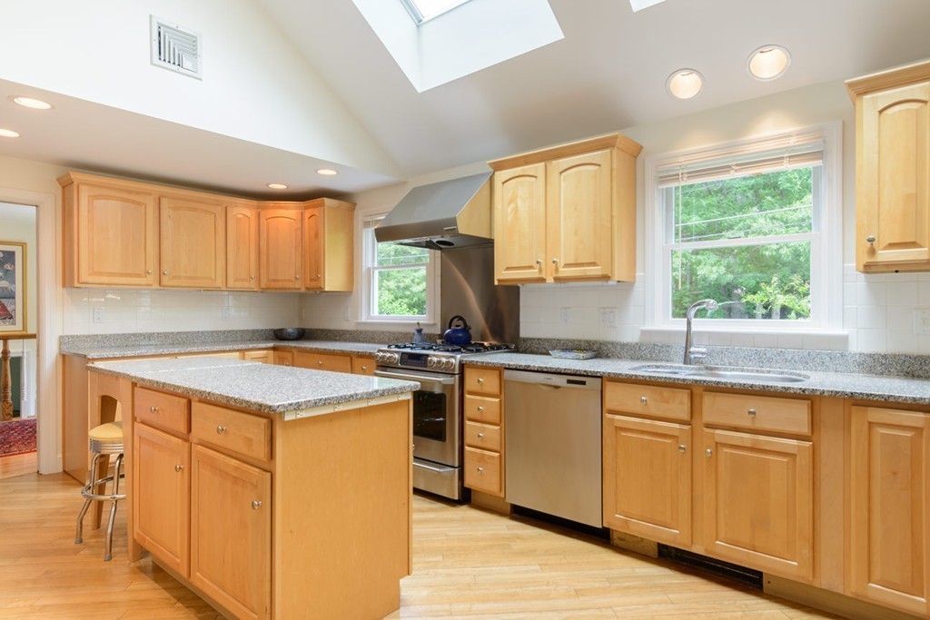 35 Norwich Road Wellesley, MA 02481 - Photo 6 of 25 a kitchen with cabinets appliances a sink and a window