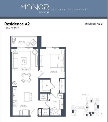 $3,190 | 1650 Northeast 124th Street, Unit 241, North Miami, FL 33181
