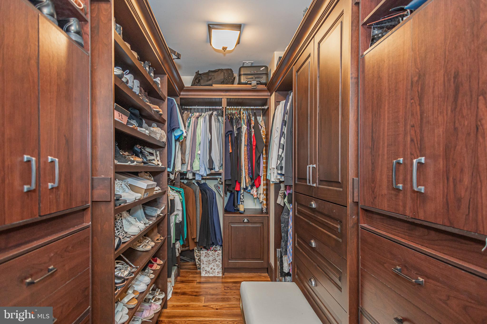 992 A Worthington Mill Road Newtown, PA 18940 - Photo 33 of 96 a view of walk in closet with clothes