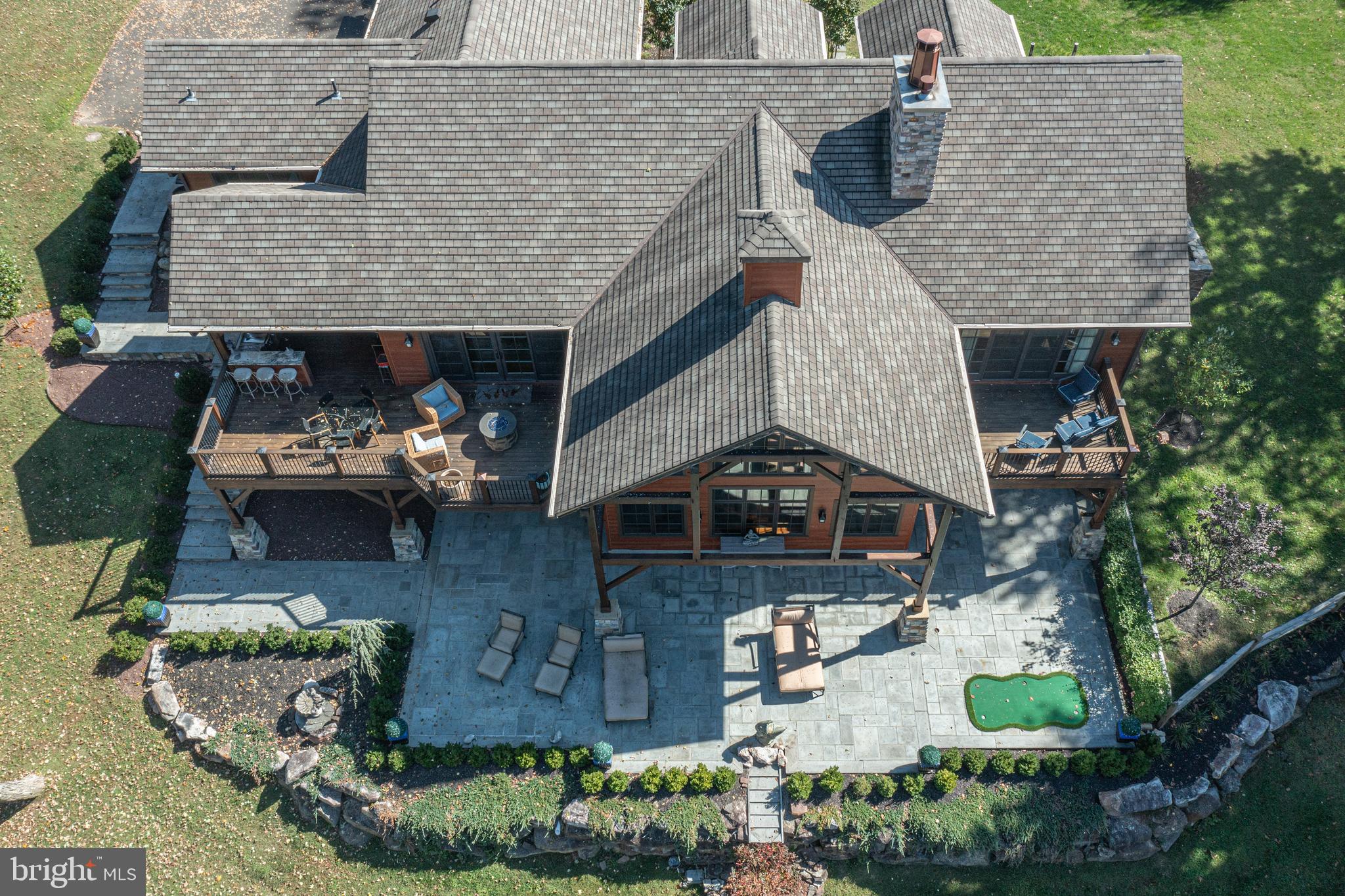 992 A Worthington Mill Road Newtown, PA 18940 - Photo 88 of 96 an aerial view of a house with a yard