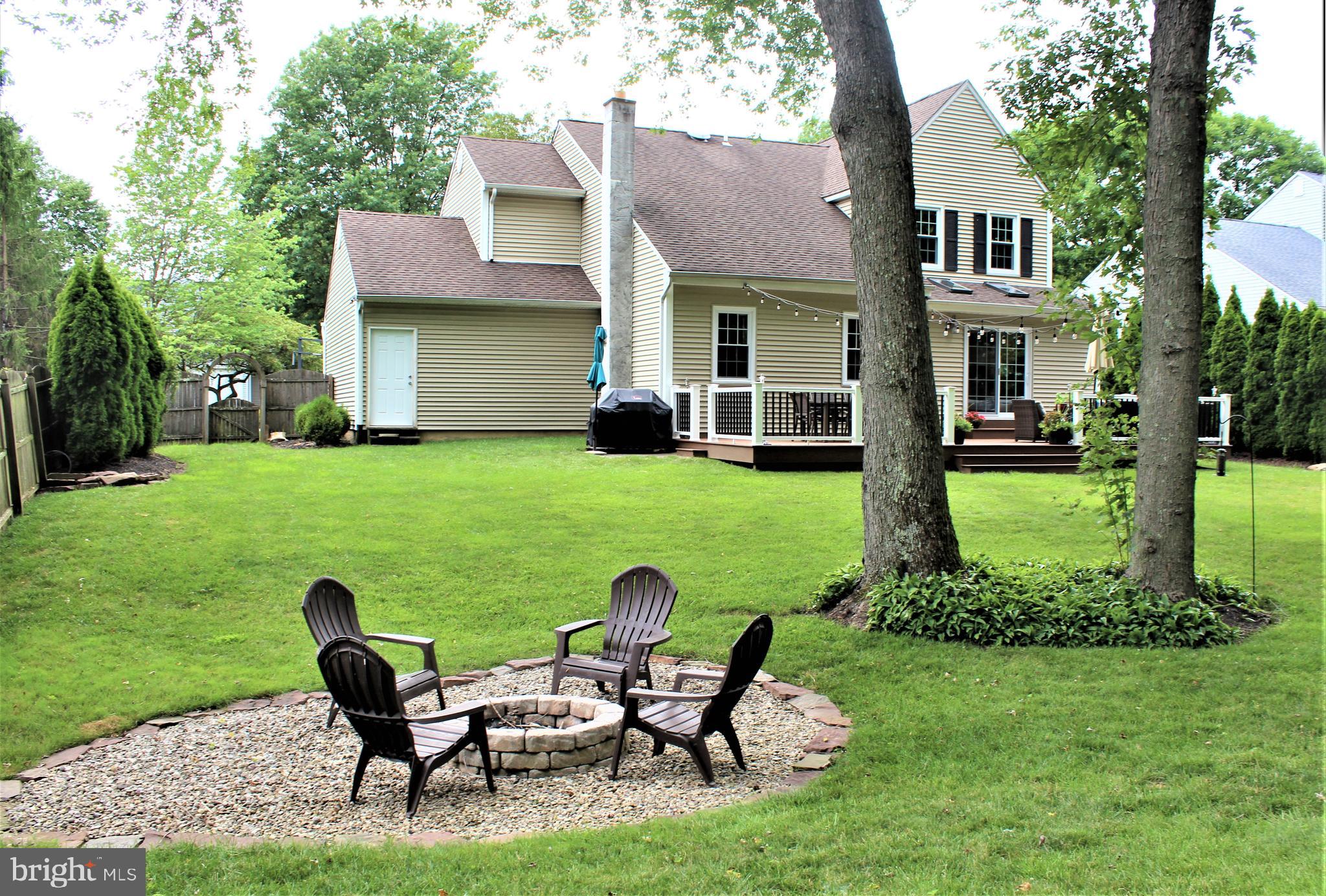 18 Flint Road Langhorne, PA 19047 - Photo 57 of 57 Rear Fire Pit
