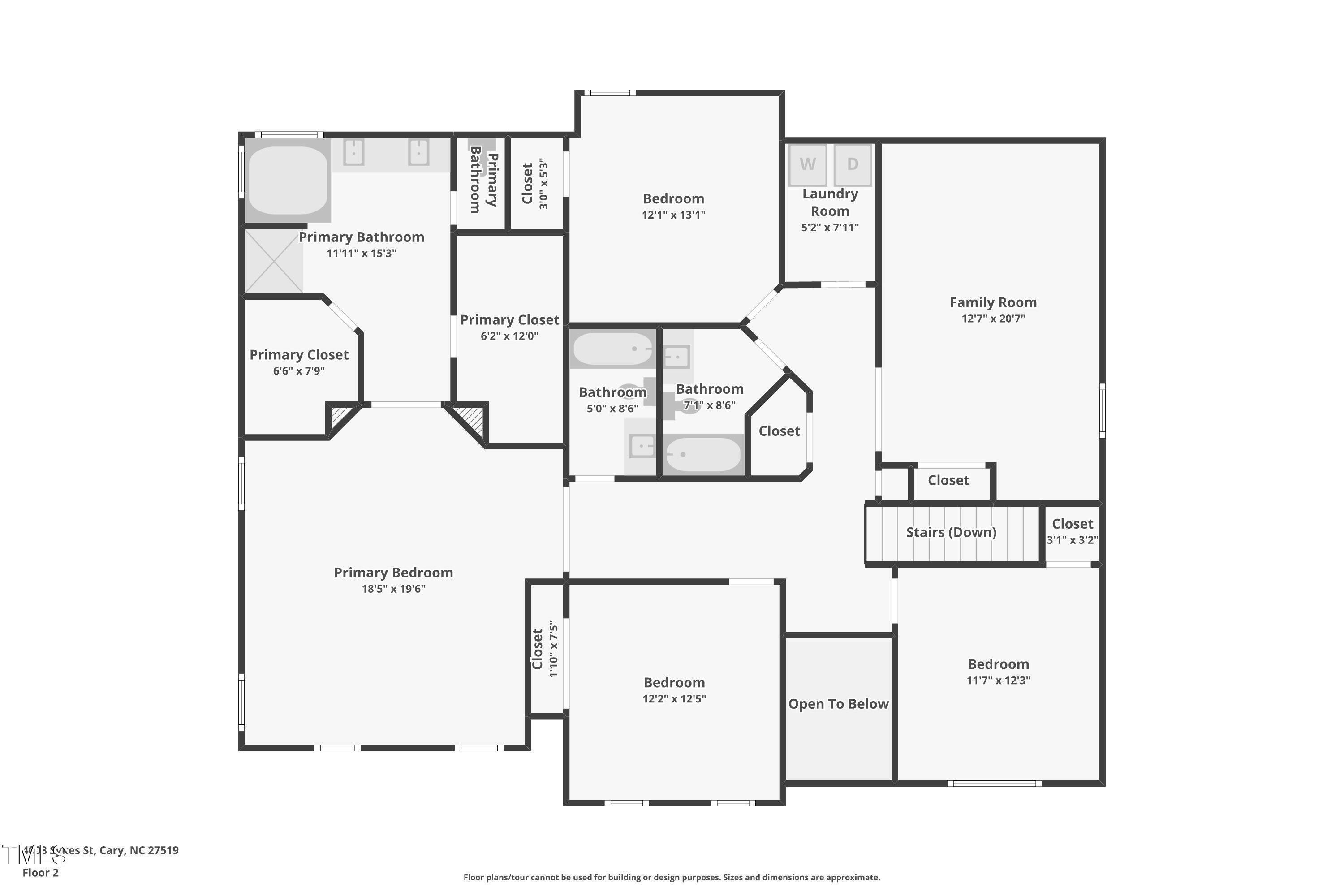 4008 Sykes Street Cary, NC 27519 - Photo 38 of 41 a black and white photo of a living room