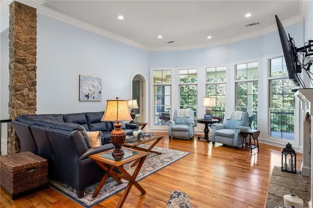 a bathroom with 2 sink and a mirror