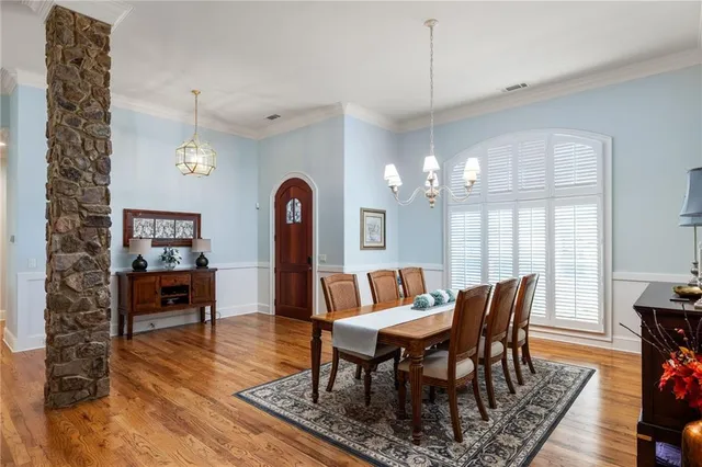 a view of a balcony with an outdoor space