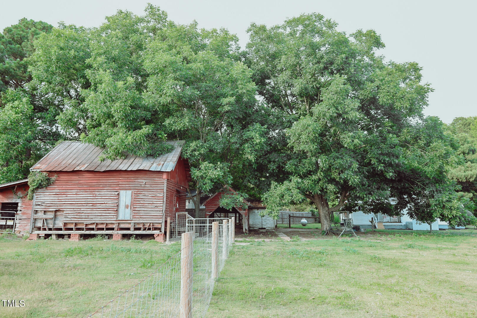 7105 Great Swamp Loop Lucama, NC 27851 - Photo 50 of 65 a backyard of a house with table and chairs
