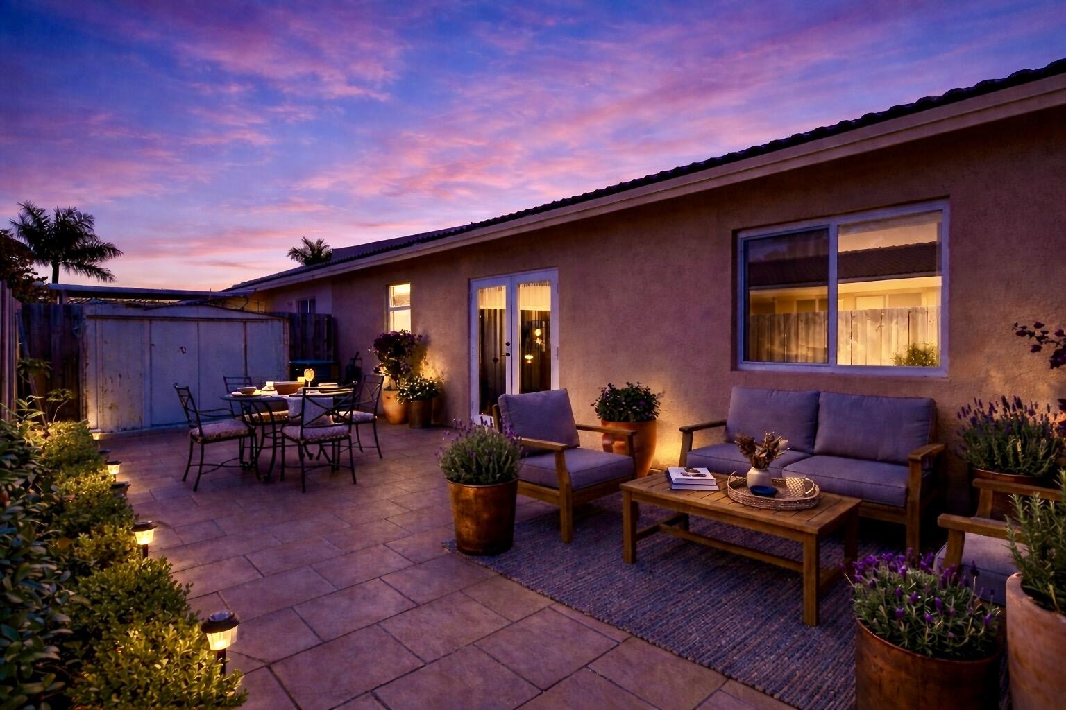 17255 Northwest 72nd Court Hialeah, FL 33015 - Photo 51 of 51 Patio twilight